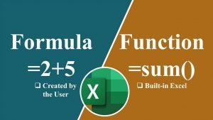 formulas and functions in excel