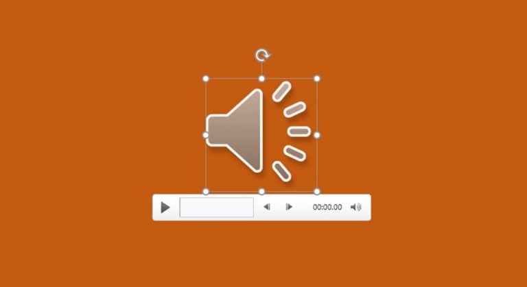insert audio on powerpoint slide