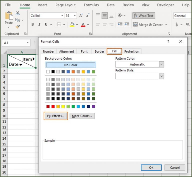 How to split a cell in half in Excel | Easy Learn Methods
