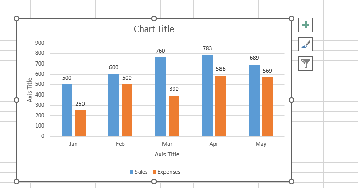 What are the Chart elements in Excel